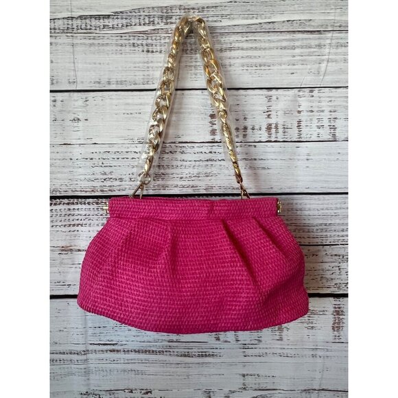 A NEW DAY PINK GOLD PURSE W/ RECYCLED MATERIAL - Picture 1 of 16